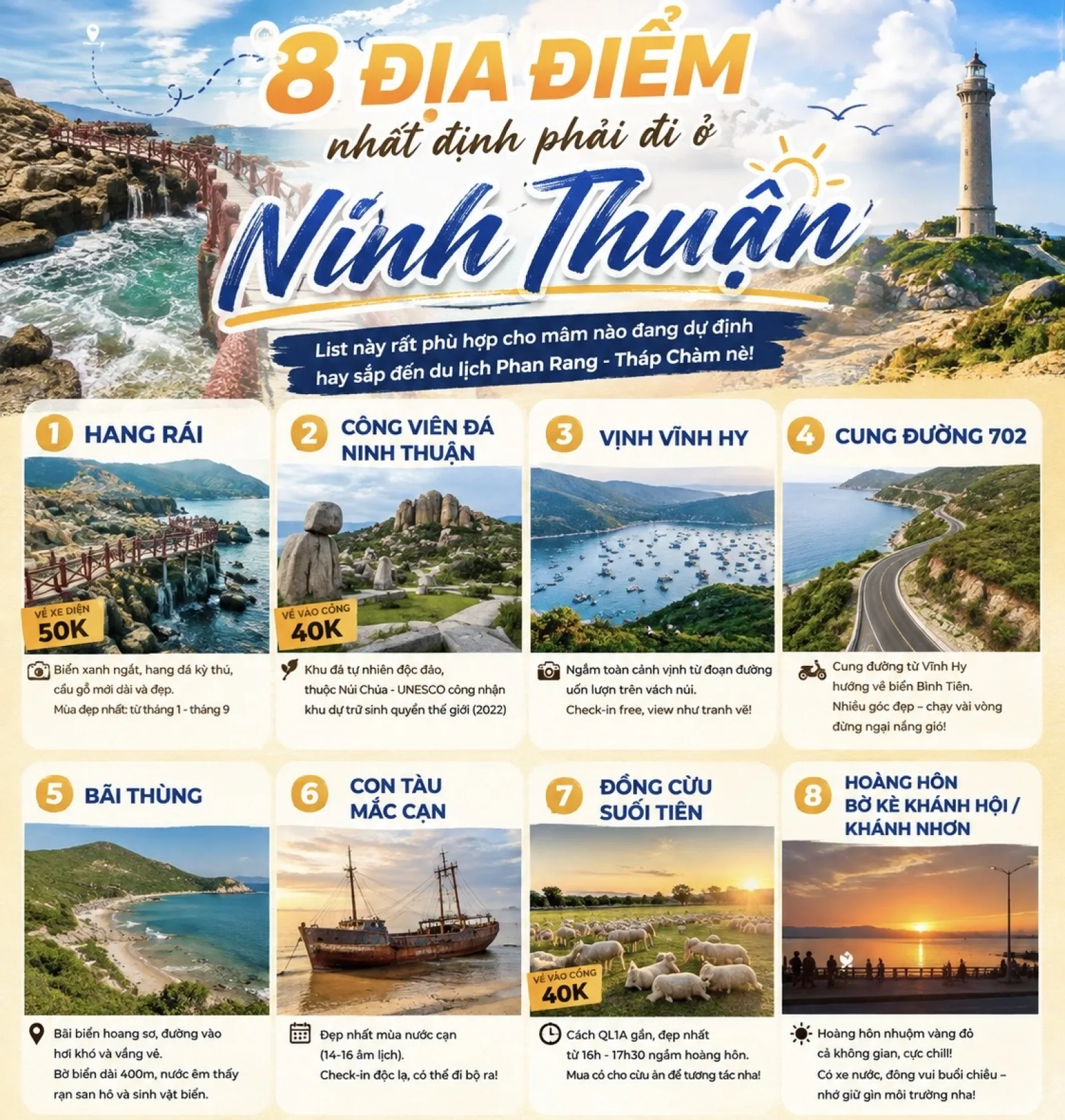 8 địa điểm nhất định phải đi ở Phan Rang Ninh Thuận